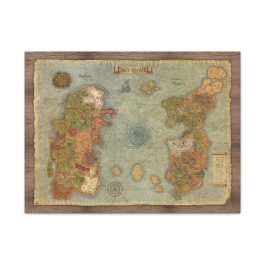 WoW Classic Map of Azeroth Canvas Print - Image 2
