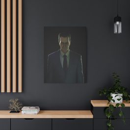 The G-Man Portrait Canvas Print - Image 4