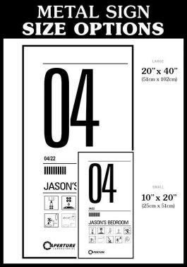 Portal Test Chamber Sign - Image 8