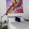 il_fullxfull.4622921153_e29d.jpg The Dodgeball Painting Tapestry
