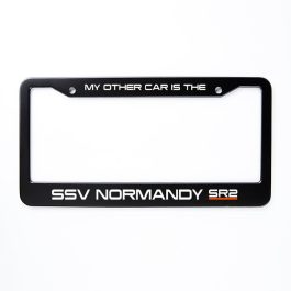 My Other Car is the SSV Normandy SR2 License Plate Frame - Cerberus Orange - Image 1