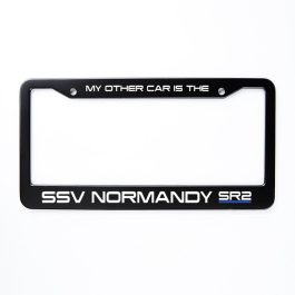 My Other Car is the SSV Normandy SR2 License Plate Frame - Alliance Blue - Image 1