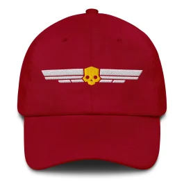 Helldivers 2 Hat - HD2 Winged Skull Cap