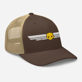 Helldivers 2 Hat - HD2 Winged Skull Cap