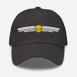 Helldivers 2 Hat - HD2 Winged Skull Cap
