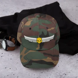 Helldivers 2 Hat - HD2 Winged Skull Cap