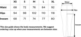 Leggings Size Chart (cm)