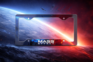 Mass Effect License Plate Frame