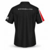 N7 Shirt - back Back of the black N7 shirt with Systems Alliance lettering and red-and-white sleeve stripe.