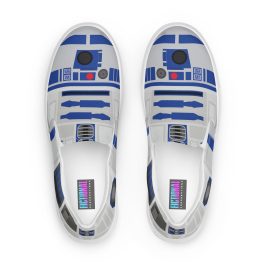 R2D2 Shoes, R2-D2 Slip On Canvas Shoes
