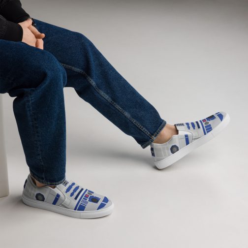 R2D2 Shoes, R2-D2 Slip On Canvas Shoes
