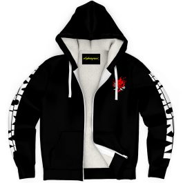 Samurai Fleece Hoodie - Cyberpunk 2077 Hoodie