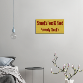 Sneed's Feed & Seed Sign - Image 2