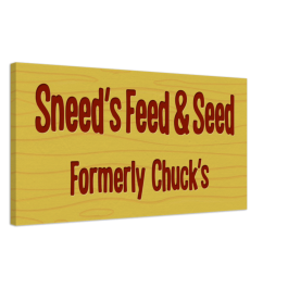 Sneed's Feed & Seed Sign - Image 3