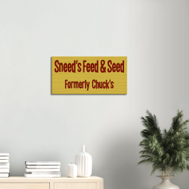 Sneed's Feed & Seed Sign - Image 4
