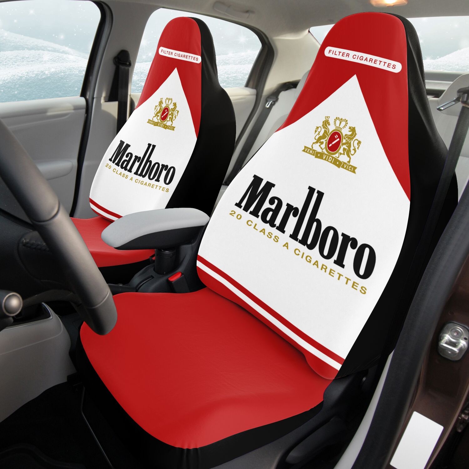 Marlboro Car Seat Covers