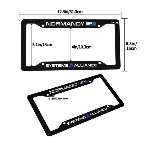 SSV Normandy SR2 License Plate Frame