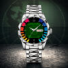 Silver Goldeneye 007 Bond Q-Watch Gamer Watch
