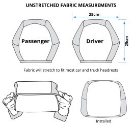 Militech Car Seat Headrest Covers - Image 7
