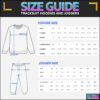 Size Guide - Tracksuit Hoodie and Joggers