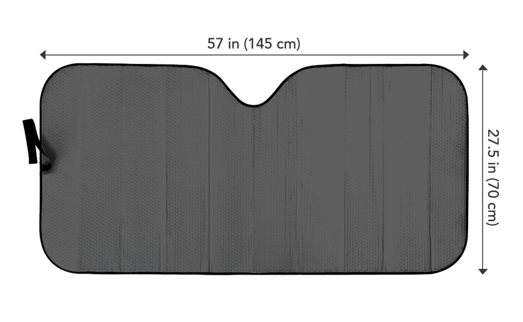 Vehicle Sun Shade Size Chart