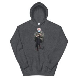 Bernie Sanders Sitting Hoodie - Image 4