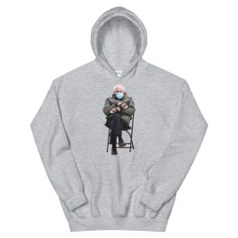 Bernie Sanders Sitting Hoodie - Image 5