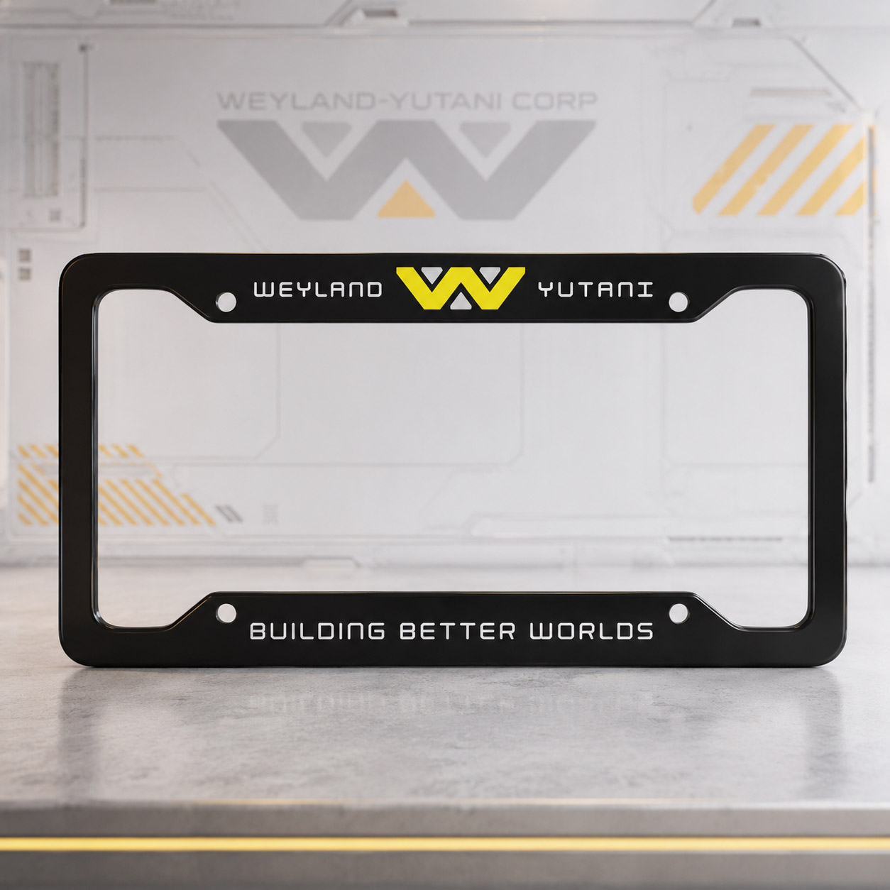 Weyland-Yutani License Plate Frame – Alien Weyland-Yutani License Plate Frame – Alien